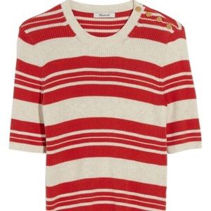 Madewell striped sweater top